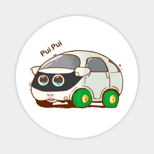 Pui Mol car_Shiromo thief ver Magnet